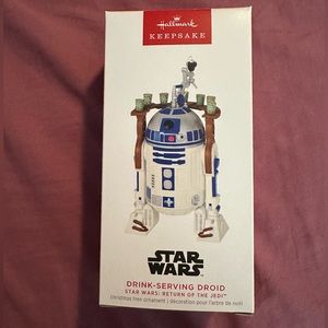 Hallmark Star Wars: Return of the Jedi™ Drink-Serving Droid Ornament- Limited